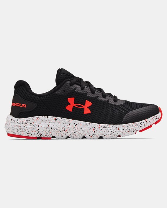 Boys' Grade School UA Surge 2 Fade Running Shoes in Black image number 0